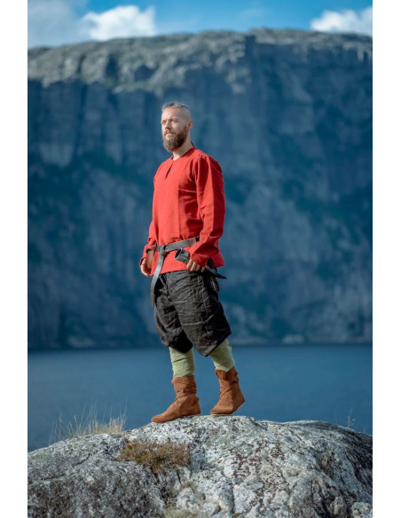 Tunica vichinga Ivar, rossa