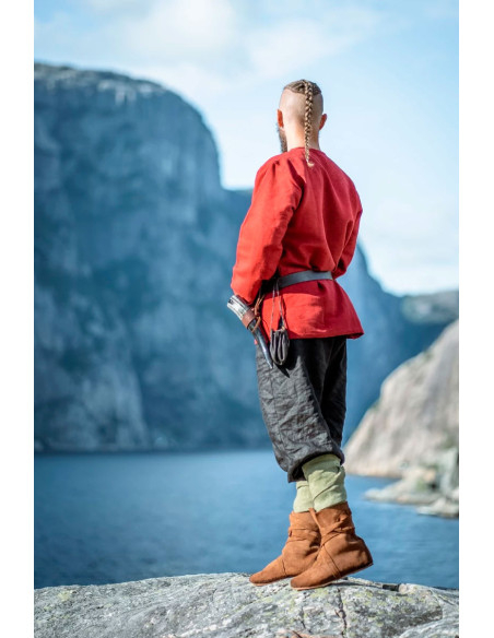 Tunica vichinga Ivar, rossa