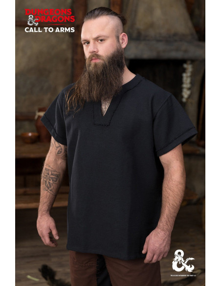Camicia medievale Barbara in cotone,...