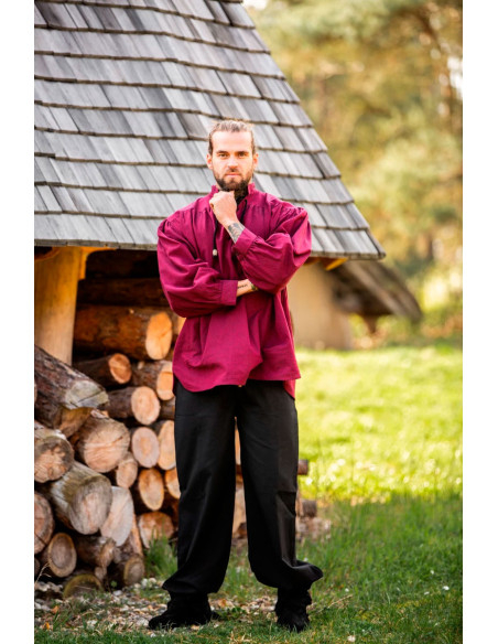 Pantaloni medievali Gerold, colore nero