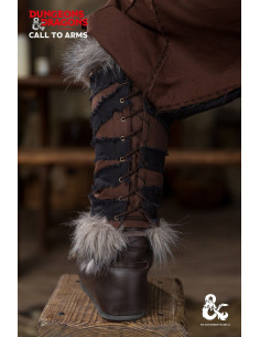 Schinieri barbarici medievali, colore marrone-nero 2