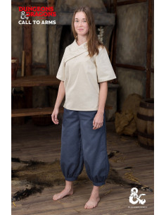 Pantaloni da monaco medievale, blu