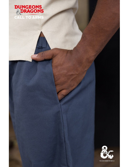 Pantaloni da monaco medievale, blu