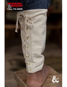 Schinieri da monaco medievali, bianco naturale 2