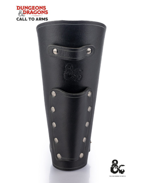 Bracciali medievali in pelle, neri