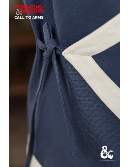 Gilet da monaco medievale, colore blu...