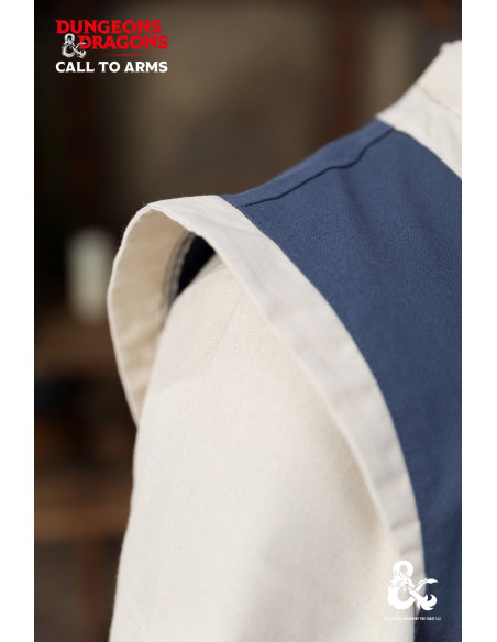 Gilet da monaco medievale, colore blu...