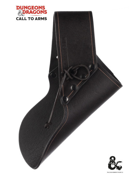 Baldacchino medievale in pelle per...