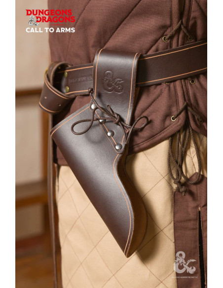 Baldacchino medievale in pelle per...