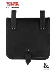 Borsa da avventuriero medievale in pelle, nera 2