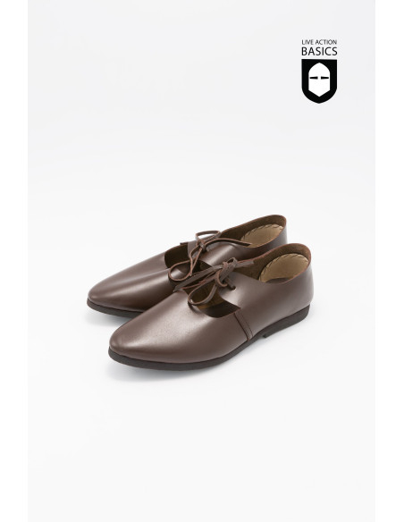 Scarpe medievali in pelle da donna,...