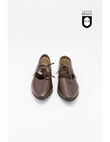 Scarpe medievali in pelle da donna,...
