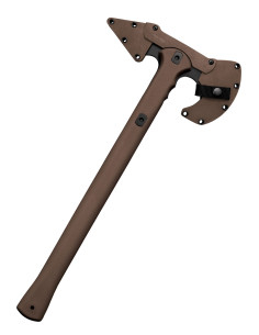 Ascia funzionale Cold Steel modello Trench Hawk, marrone 2