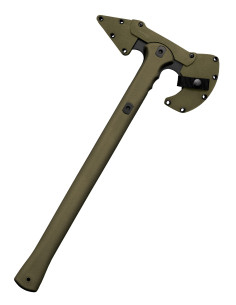Ascia funzionale Cold Steel modello Trench Hawk, verde 2