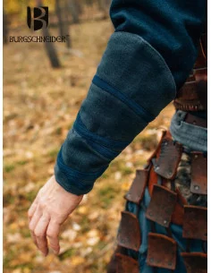 Braccialetti vichinghi con tesa in cotone, blu grigiastro
