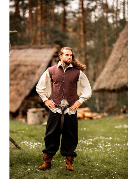 Gilet medievale lavorato a mano...