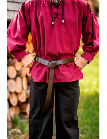 Cintura ad anello in pelle Conrad...