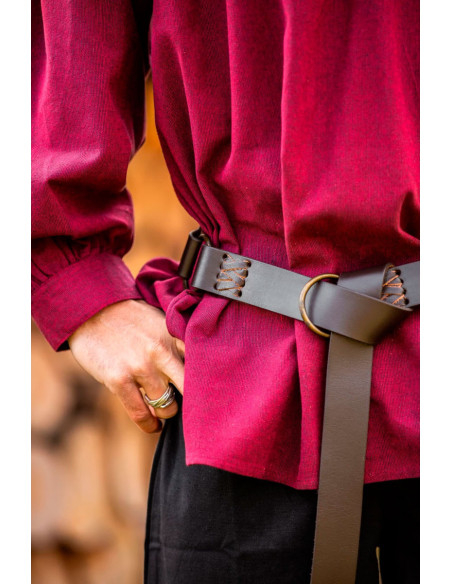 Cintura ad anello in pelle Conrad...