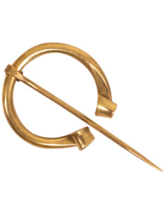 Fibula medievale in ottone modello Sibilla 2