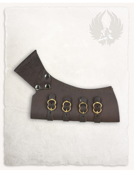 Baldacchino medievale in cuoio per...