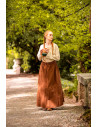 Gonna medievale donna Tabacco