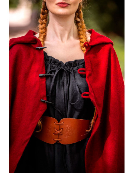 Mantella medievale corta per signora...