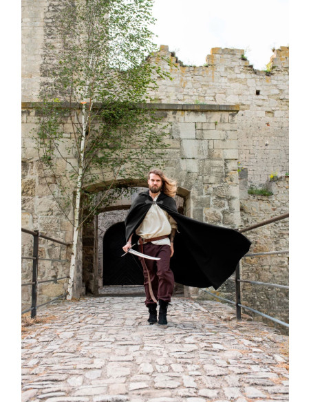 Mantella medievale in lana modello...