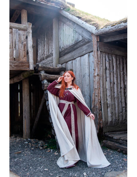 Mantella medievale in lana modello...