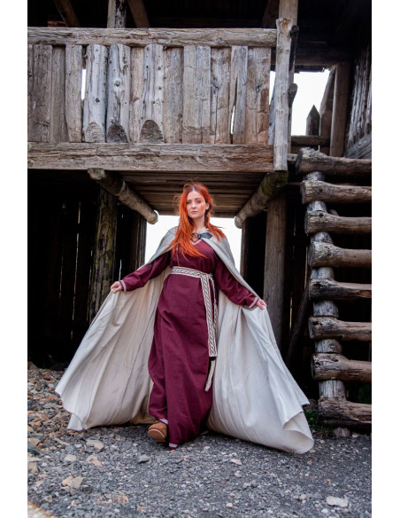 Mantella medievale in lana modello...