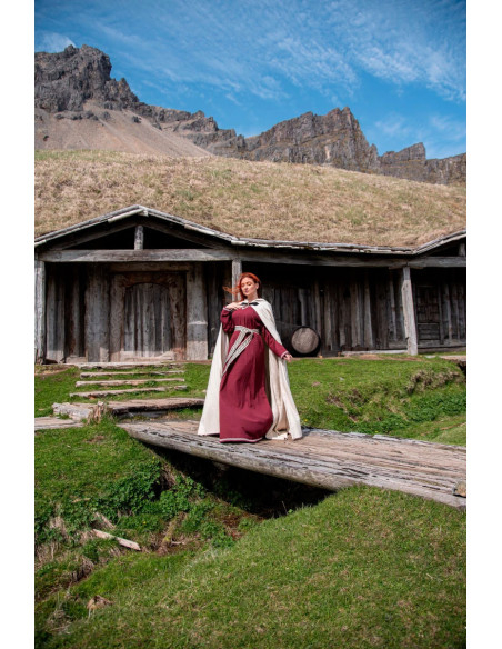 Mantella medievale in lana modello...