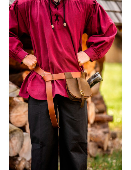 Borsa medievale in pelle modello Udo,...