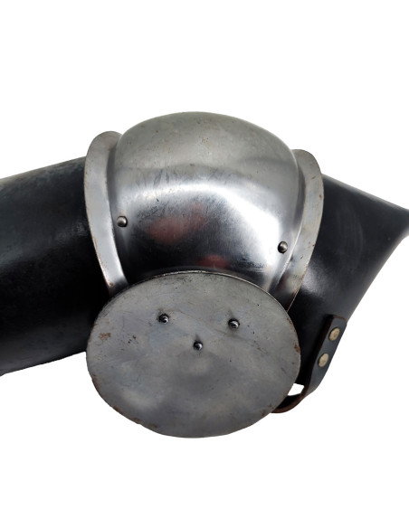 Gambe medievali in pelle e acciaio -...