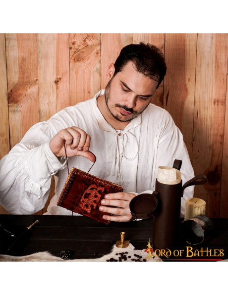 Diario medievale in pelle del Regno...