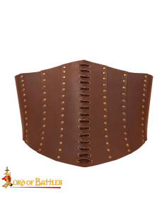 Corsetto in pelle marrone Pirate Anne Bony 2