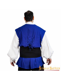Cintura medievale in tela nera pirata 2