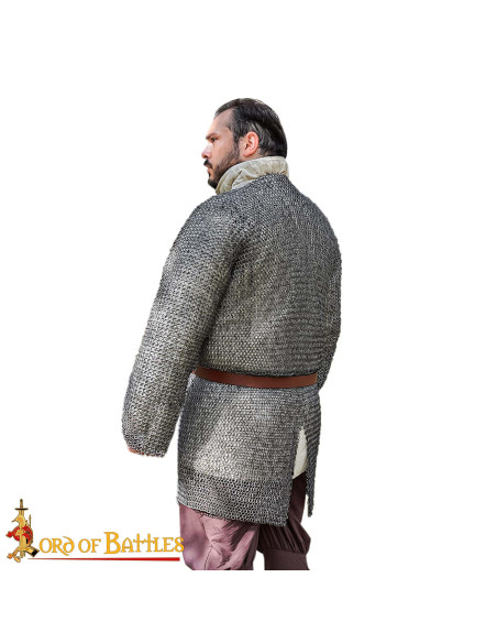 Anelli tondi in cotta di maglia in...