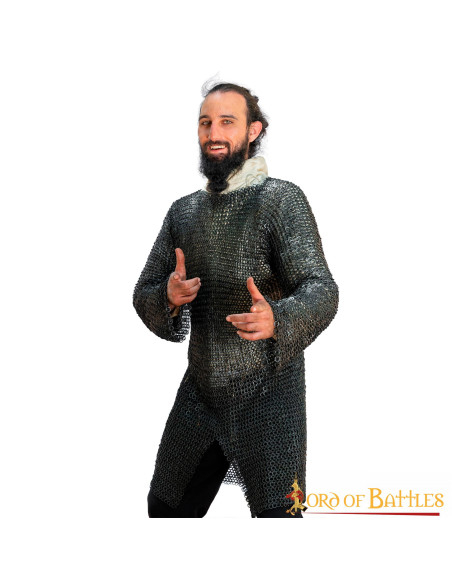 Anello piatto di cotta di maglia in...