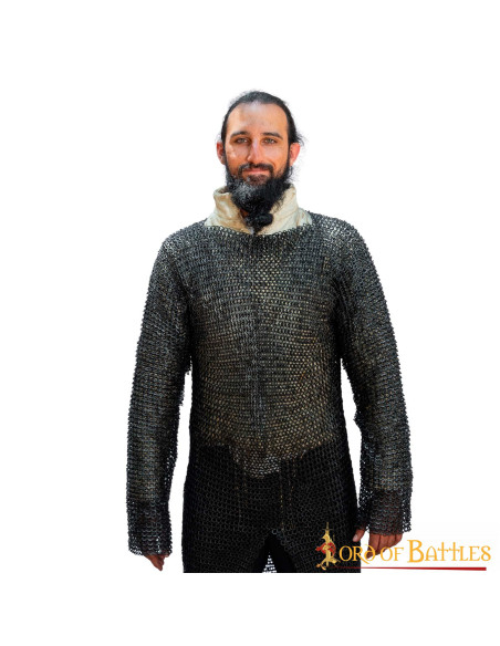 Anello piatto di cotta di maglia in...