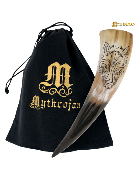 Corno potabile vichingo modello Lupo...