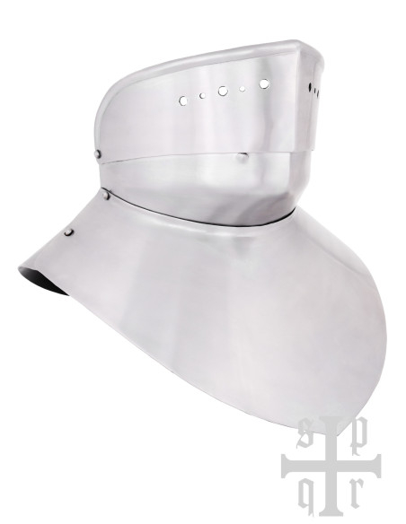 Gorgiera medievale in acciaio del...