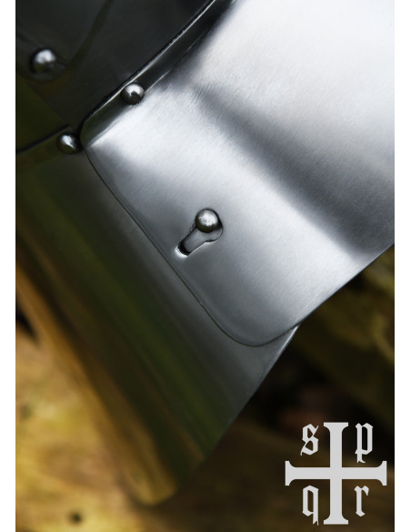 Gorgiera medievale in acciaio del...