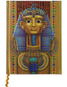 Diario con design faraone egiziano (144 pagine)