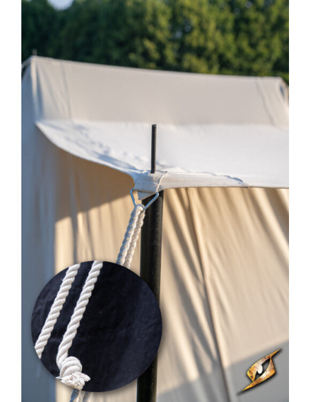 Tenda medievale nera per guerrieri, 5...