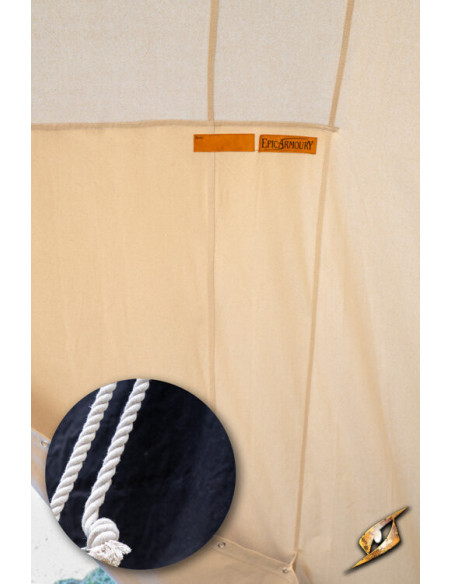 Tenda medievale nera per guerrieri, 5...