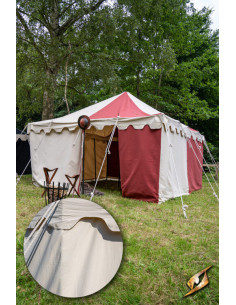 Tenda tendone medievale, naturale 4 x 4 metri (Versione... 2