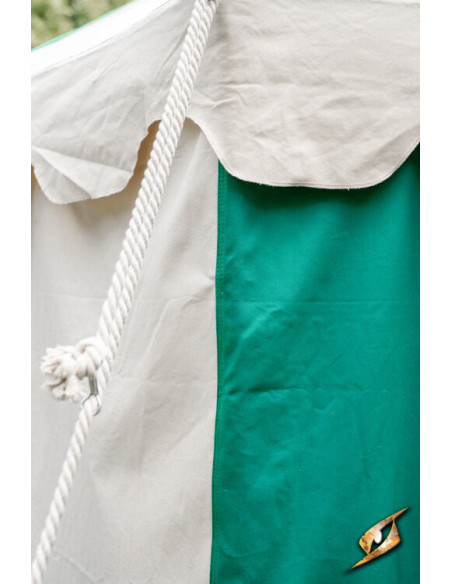 Tenda per tendoni medievale, verde...