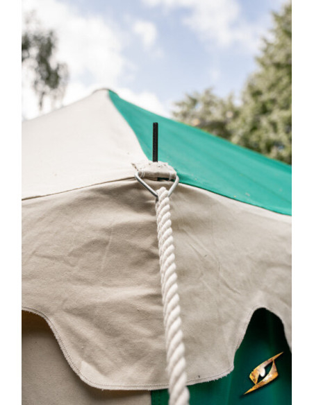 Tenda per tendoni medievale, verde...
