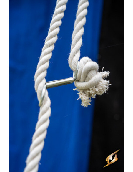 Tenda per tendoni medievale, nero-blu...