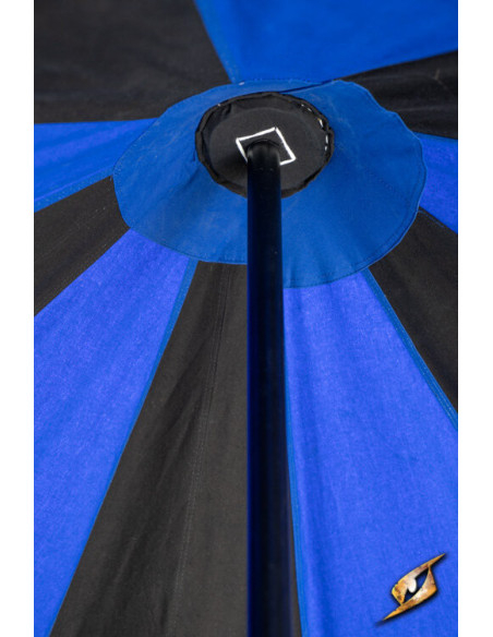 Tenda per tendoni medievale, nero-blu...