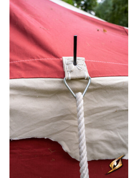 Tenda tendone medievale, rosso...